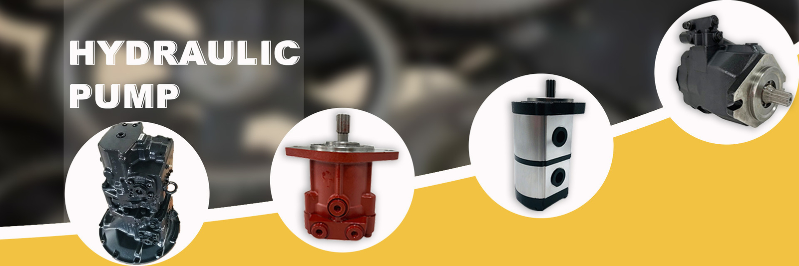 Hydraulikpumpeteile des Baggers